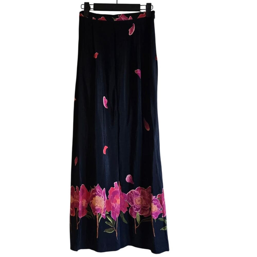 Vintage Hype falling petal maxi skirt size 10